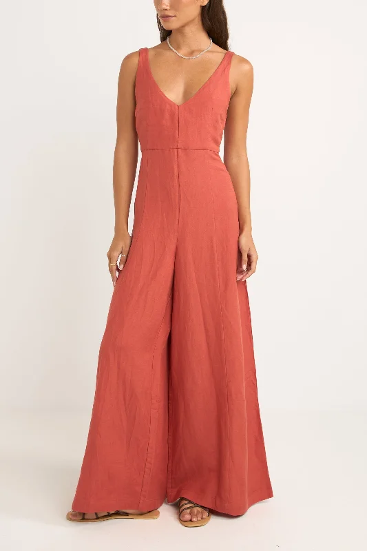 Kiki Wide Leg Jumpsuit Nectar