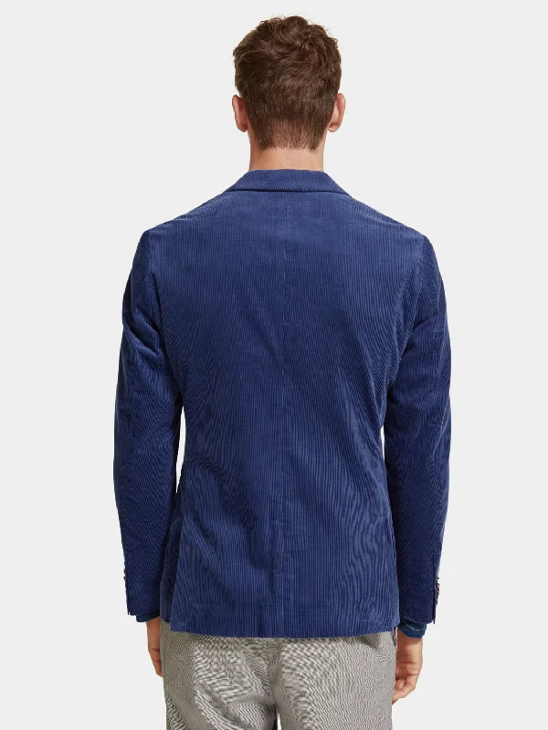 Regular-fit corduroy blazer