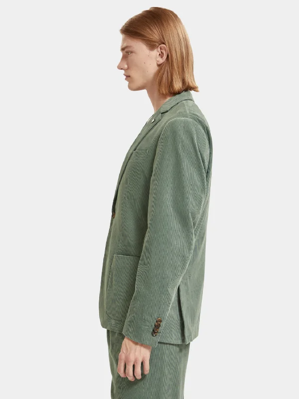 Regular-fit corduroy blazer