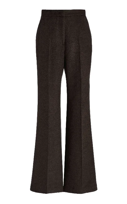 Rhein Pant in Chocolate Winter Silk