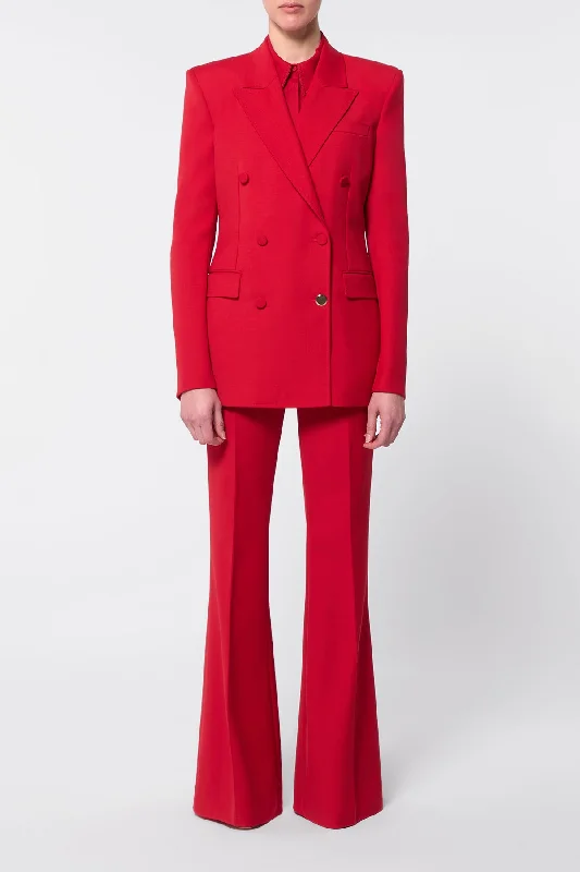 Rhein Pant in Scarlet Red Sportswear Wool