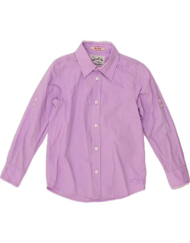 SCOTCH & SODA Boys Shirt 7-8 Years Pink Cotton