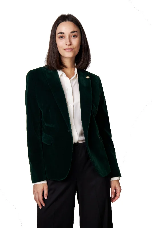 STELLA - LADIES GREEN BLAZER