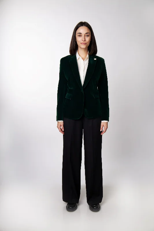 STELLA - LADIES GREEN BLAZER