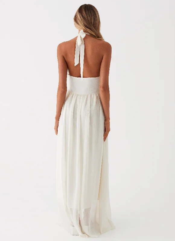 Somewhere New Maxi Dress - Ivory